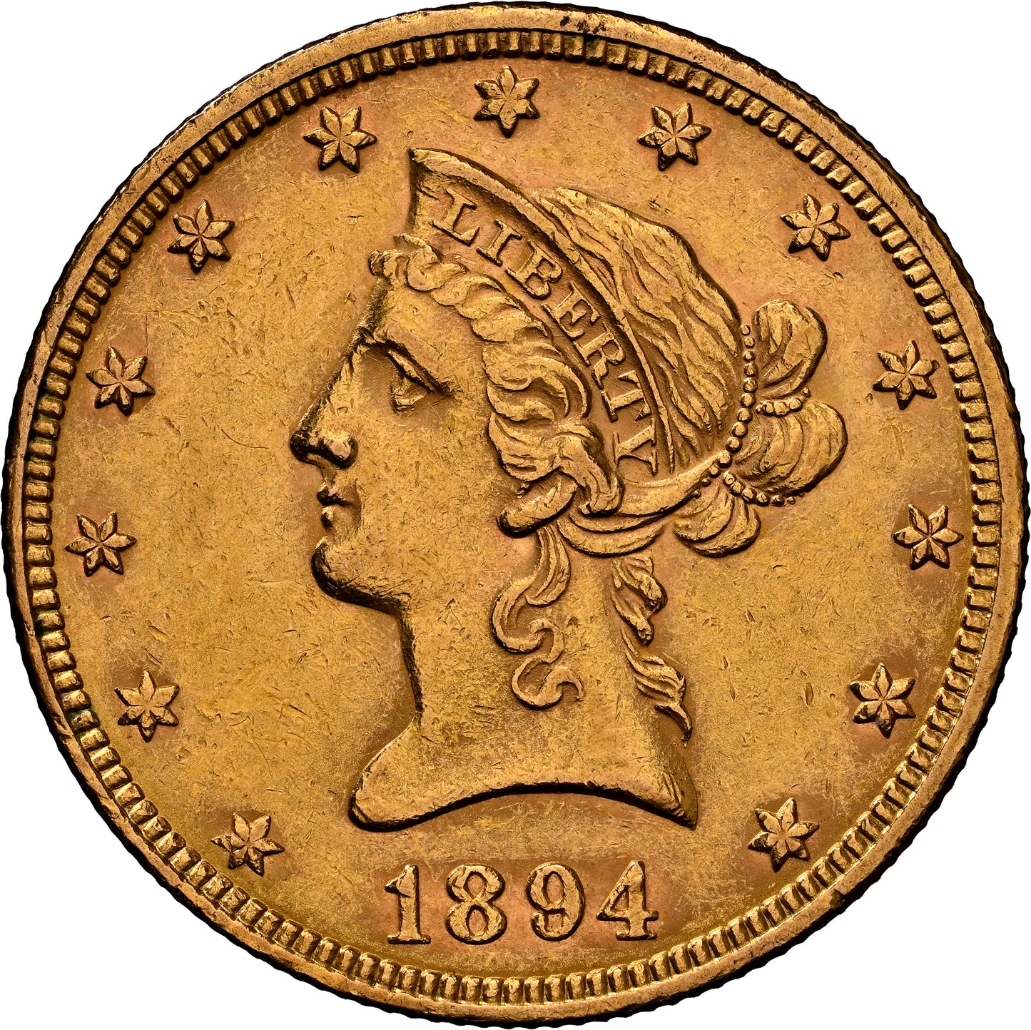 1894 $10.00 Gold Liberty Head NGC MS 61