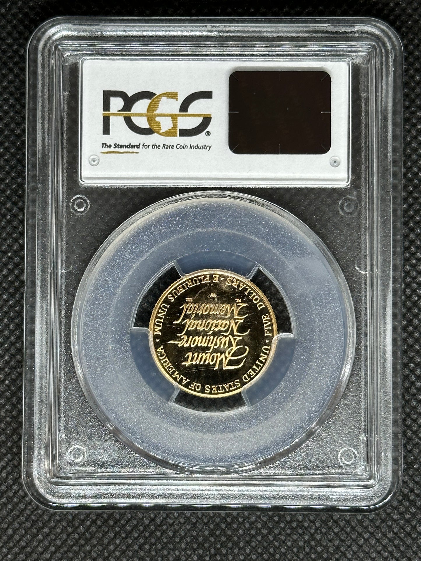 1991-W Mount Rushmore Commemorative $5 Gold PCGS PR69DCAM